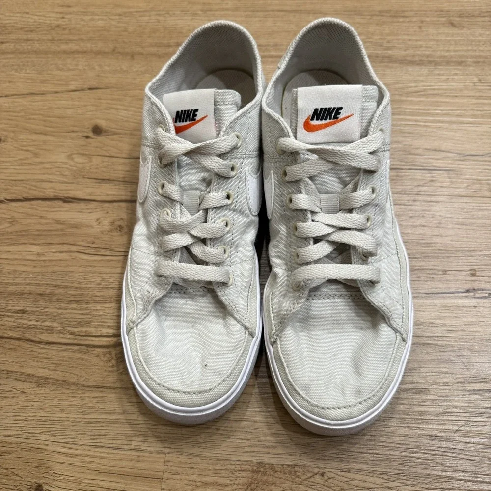 Nike Court Legacy Canvas Size 7 Off-White‎ Canvas Sneakers